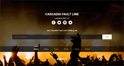 Desktop Screenshot of cascadiafaultline.com