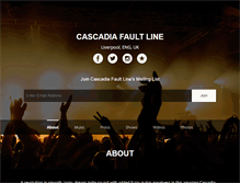 Tablet Screenshot of cascadiafaultline.com